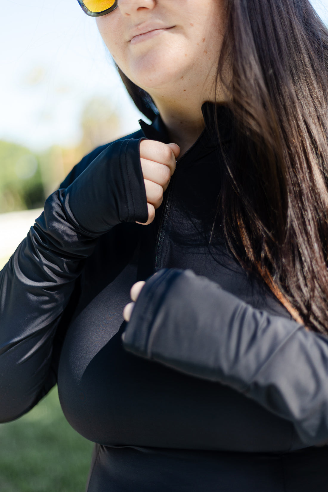 NourishGuard UPF Shirt — High Neckline • Fitted